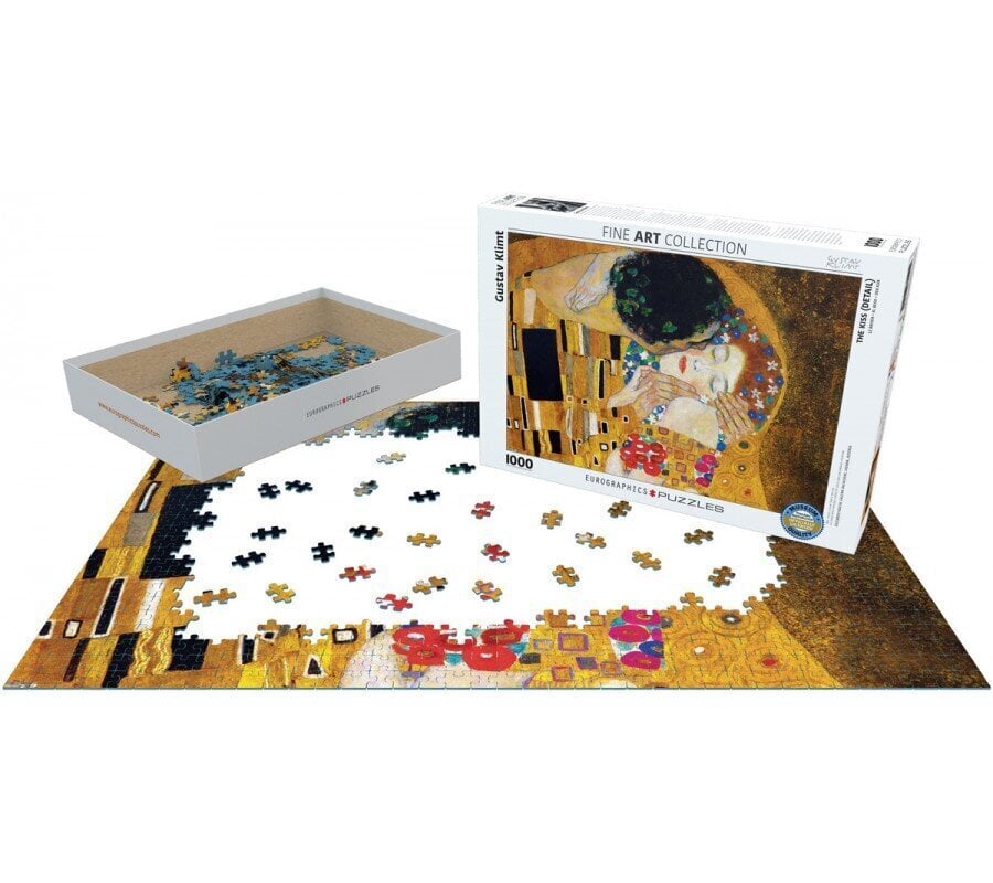 Puzle Eurographics, 6000-0142, The Kiss (Detail), 1000 gab. cena un informācija | Puzles, 3D puzles | 220.lv