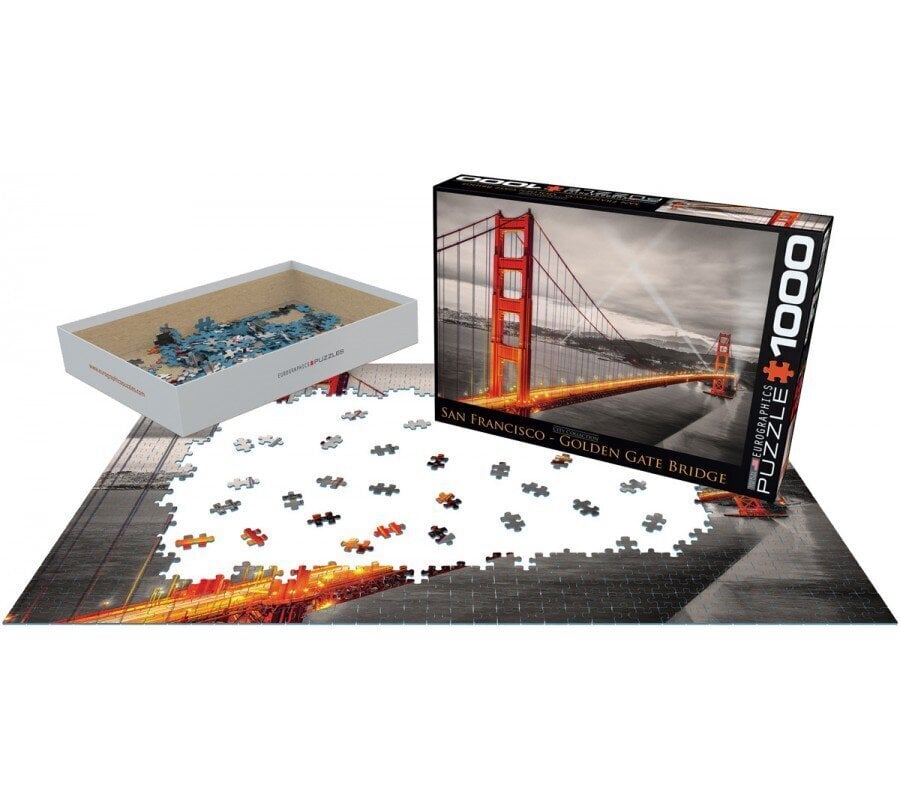 Puzle Eurographics, 6000-0663, San Francisco, Golden Gate Bridge, 1000 gab. cena un informācija | Puzles, 3D puzles | 220.lv