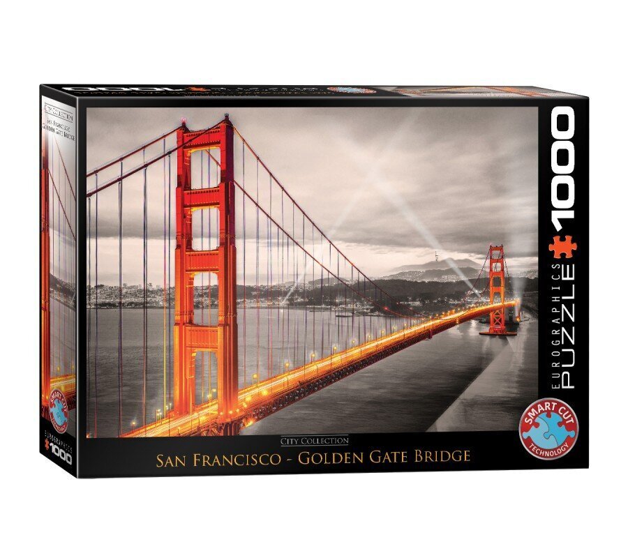 Puzle Eurographics, 6000-0663, San Francisco, Golden Gate Bridge, 1000 gab. cena un informācija | Puzles, 3D puzles | 220.lv