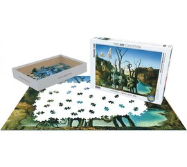 Puzle Eurographics, 6000-0846, Swans Reflecting Elephants, 1000 gab. cena un informācija | Puzles, 3D puzles | 220.lv