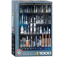 Пазл Eurographics, 6000-1015, International Space Rockets, 1000 шт. цена и информация | Пазлы | 220.lv