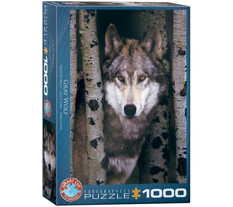 Puzle Eurographics, 6000-1244, Gray Wolf, 1000 gab. цена и информация | Puzles, 3D puzles | 220.lv