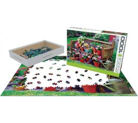 Puzle Eurographics, 6000-5345, Garden Bench, 1000 gab. cena un informācija | Puzles, 3D puzles | 220.lv