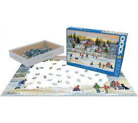 Пазл Eurographics, 6000-5439, Evening Skating, 1000 шт. цена и информация | Пазлы | 220.lv