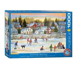 Пазл Eurographics, 6000-5439, Evening Skating, 1000 шт. цена и информация | Пазлы | 220.lv