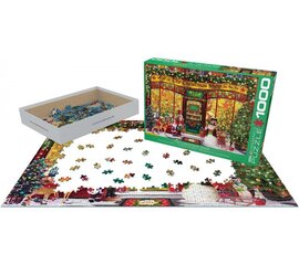 Puzle Eurographics, 6000-5521, The Christmas Shop, 1000 gab. cena un informācija | Puzles, 3D puzles | 220.lv