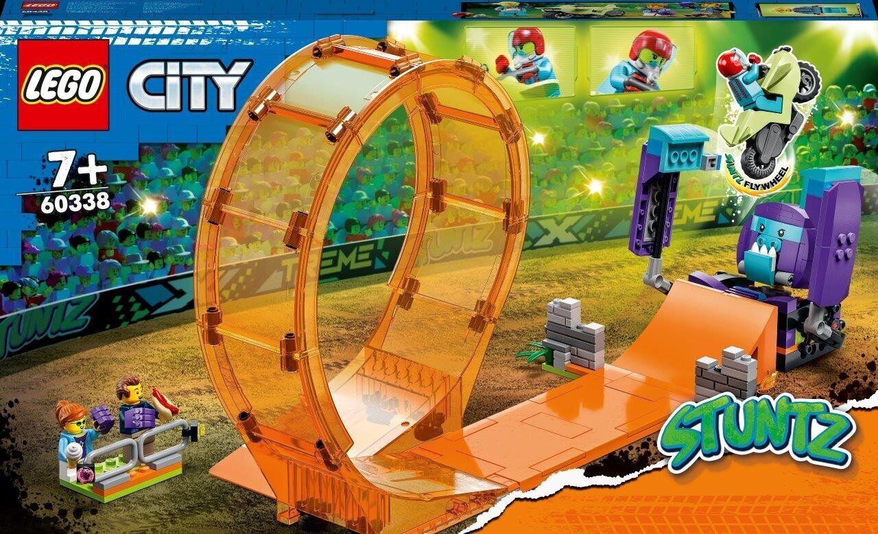 60338 LEGO® City Stunt Chimpanze Impact Cascade Loop цена | 220.lv