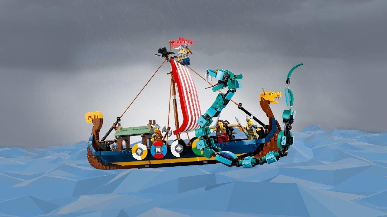31132 LEGO® Creator Vikingu kuģis un Midgardas čūska cena un informācija | Konstruktori | 220.lv