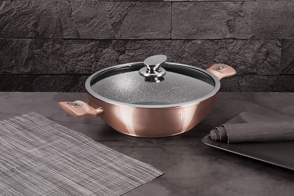 Berlinger Haus Wok panna BH-7100, 30cm cena un informācija | Katli, tvaika katli | 220.lv