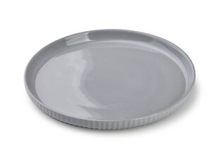 SHIVONNE šķīvis, 20.5xh2.5 cm, pelēks цена и информация | Посуда, тарелки, обеденные сервизы | 220.lv