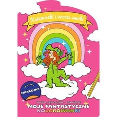 сладкие, блестящие - очаровательные драконы цена и информация | Книжки - раскраски | 220.lv