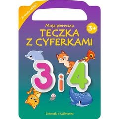 животные в циферкуве - цифры 3 и 4 цена и информация | Книжки - раскраски | 220.lv