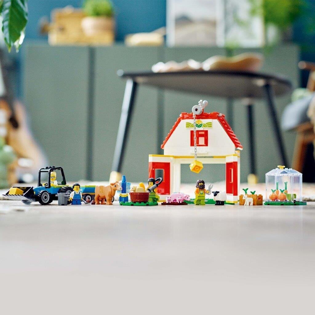 60346 LEGO® City Šķūnis un lauku sētas dzīvnieki cena un informācija | Konstruktori | 220.lv