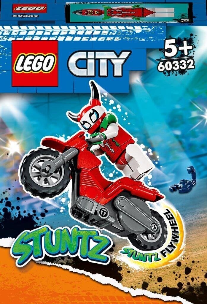 60332 LEGO® City Pārgalvīgā skorpiona triku motocikls цена и информация | Konstruktori | 220.lv