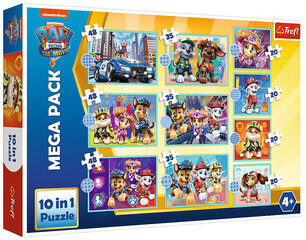 TREFL PAW PATROL Pužļu komplekts 10in1 cena un informācija | Puzles, 3D puzles | 220.lv