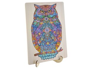 Пазл Wooden Puzzle Owl Unique Shapes, 130 шт. цена и информация | Пазлы | 220.lv