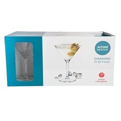 DIAMOND martini glāzes, 260 ml, 6 gab. cena un informācija | Glāzes, krūzes, karafes | 220.lv