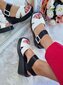 Sieviešu sandales uz platformas WEIDE, baltas. цена и информация | Sieviešu sandales | 220.lv