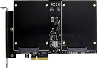 Kontroler ProXtend PCIe x4 - 2x SATA III (PX-SR-10257) cena un informācija | Kontrolieri | 220.lv