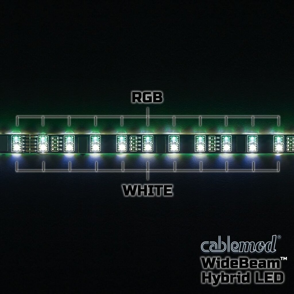 CableMod CM-LED-60-D60RGBW-RK cena un informācija | Piederumi korpusiem | 220.lv