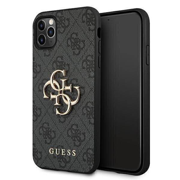 Guess GUHCN654GMGGR, piemērots iPhone 11 Pro Max, pelēks cena un informācija | Telefonu vāciņi, maciņi | 220.lv