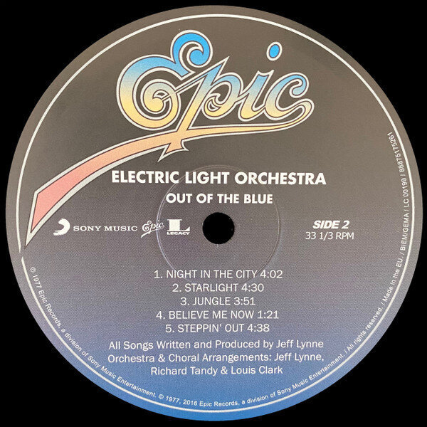 Electric Light Orchestra - Out Of The Blue, 180g, 2LP, vinila plates, 12" vinyl record цена и информация | Vinila plates, CD, DVD | 220.lv