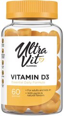 Ultravit D3 vitamīns 60 gumijas cena un informācija | Vitamīni, preparāti, uztura bagātinātāji labsajūtai | 220.lv