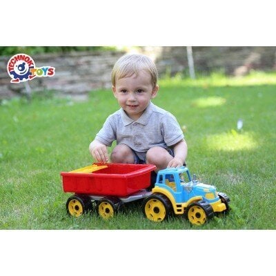 Traktors ar piekabi 3442 Technok цена и информация | Rotaļlietas zēniem | 220.lv