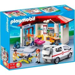 Klīnika ar ātrās palīdzības mašīnu Playmobil 5012 cena un informācija | Konstruktori | 220.lv