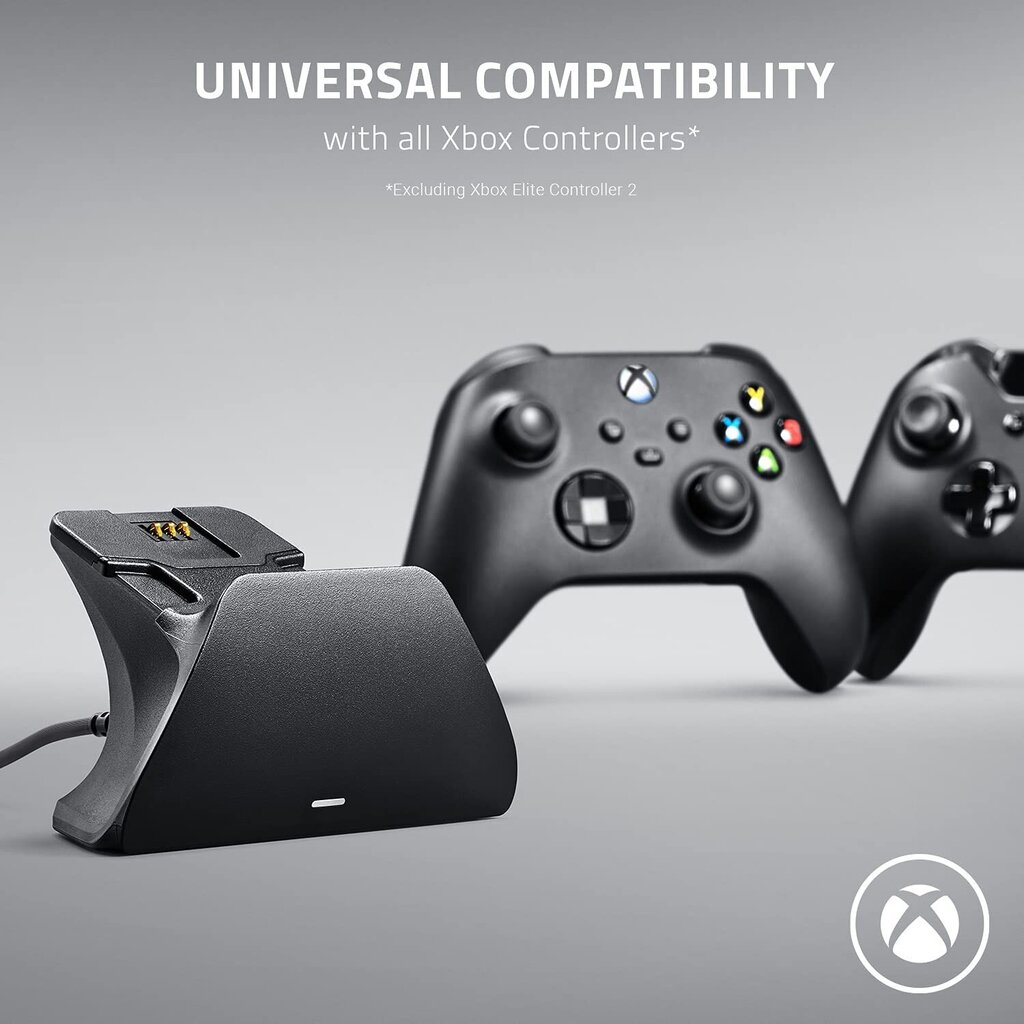 Razer Universāls ātrās uzlādes statīvs paredzēts Xbox цена и информация | Spēļu kontrolieri | 220.lv