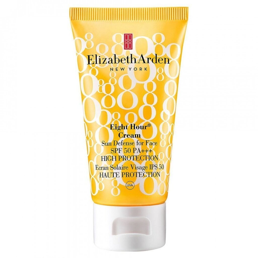 Aizsargājošs sejas krēms Elizabeth Arden - Eight Hour cream sun defense SPF50, 50 ml cena un informācija | Sejas krēmi | 220.lv