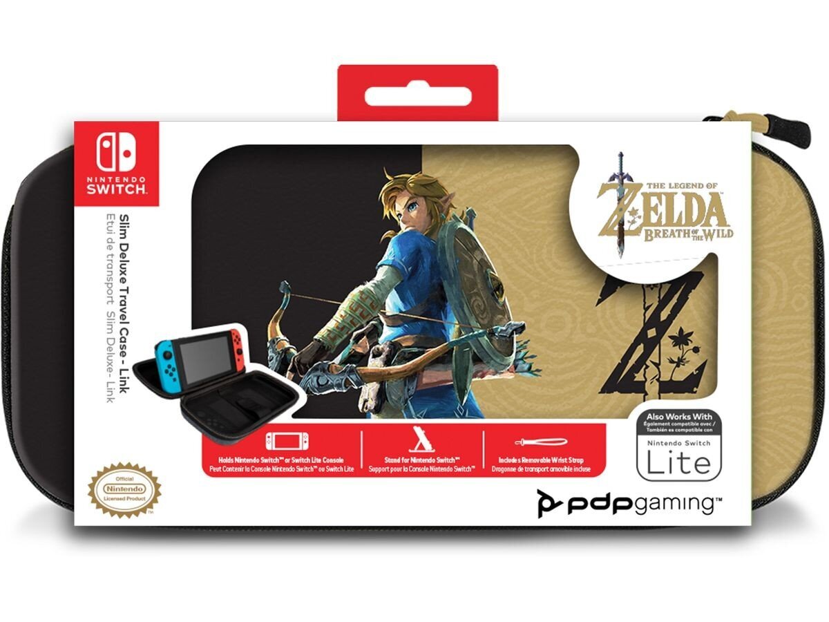 PDP Nintendo Switch Slim Travel Deluxe Case Zelda Breath of the Wild цена и информация | Gaming aksesuāri | 220.lv