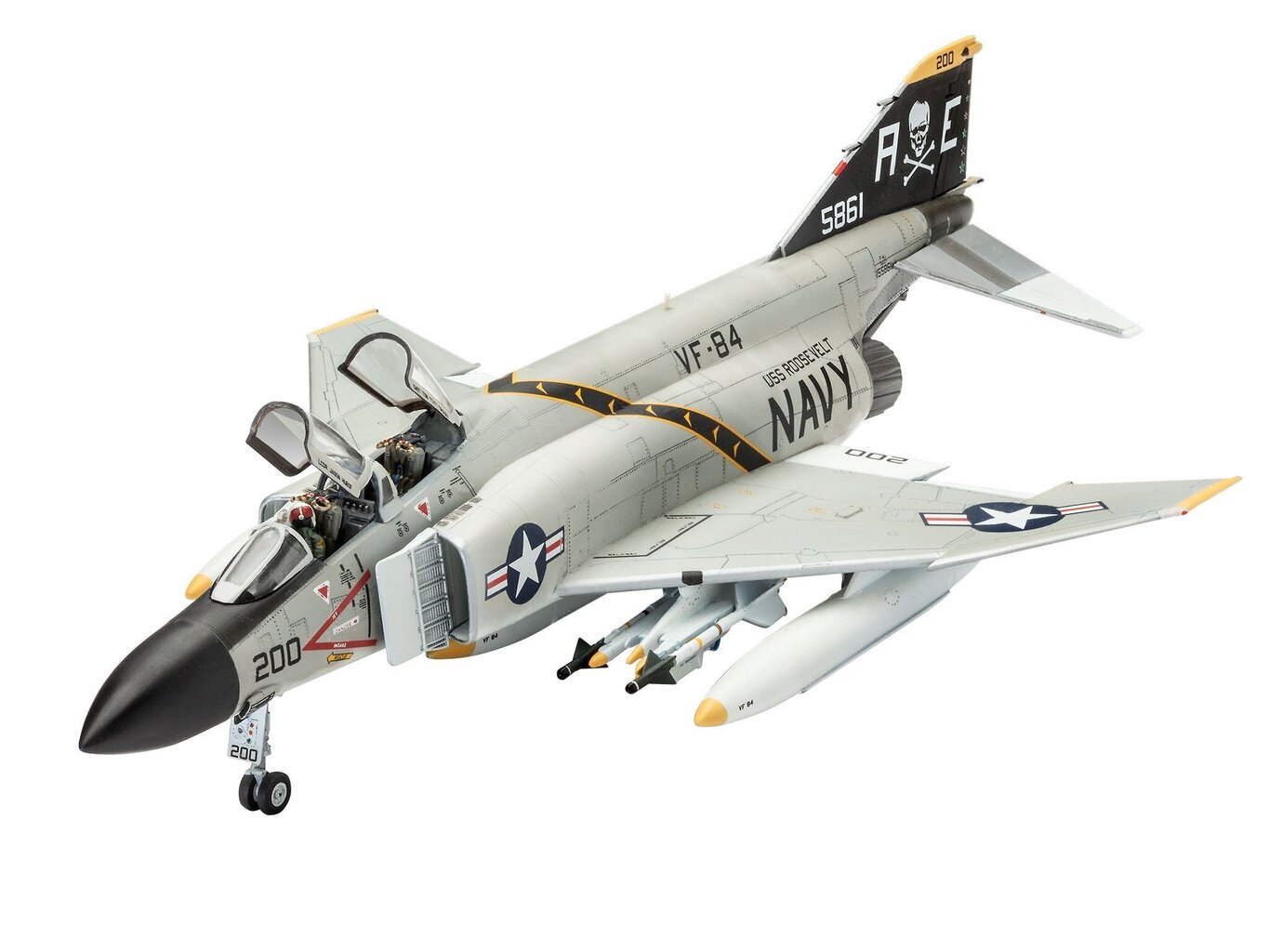 Lidmašīna F-4J Phantom US Navy цена и информация | Rotaļlietas zēniem | 220.lv