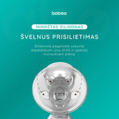 Baboo manuālais piena pumpis un spilventiņi krūšturim, 40 gab. cena un informācija | Krūts piena pumpji | 220.lv