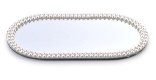 Atspoguļojošs paliktnis Margiot Pearl 30x14cm cena un informācija | Interjera priekšmeti | 220.lv