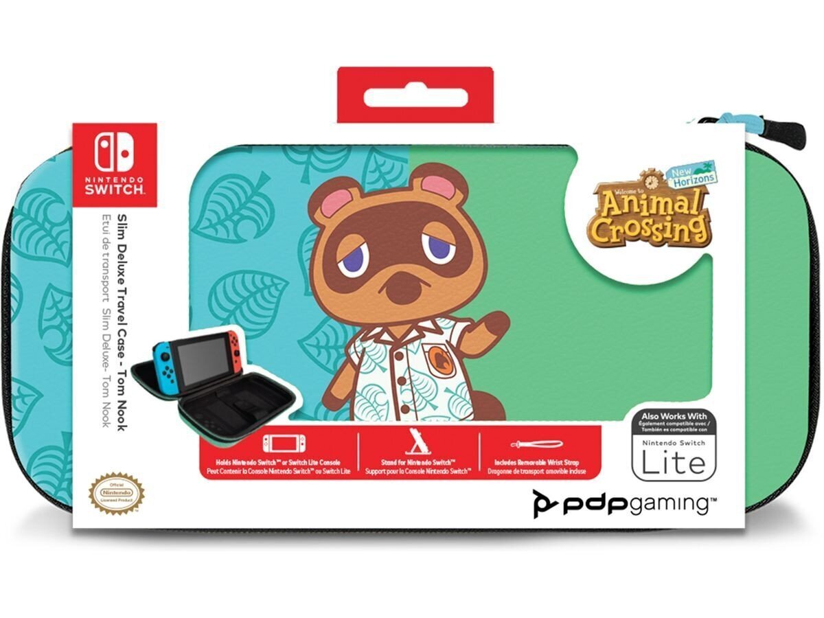 PDP Nintendo Switch Animal Crossing Slim Travel Deluxe case cena un informācija | Gaming aksesuāri | 220.lv