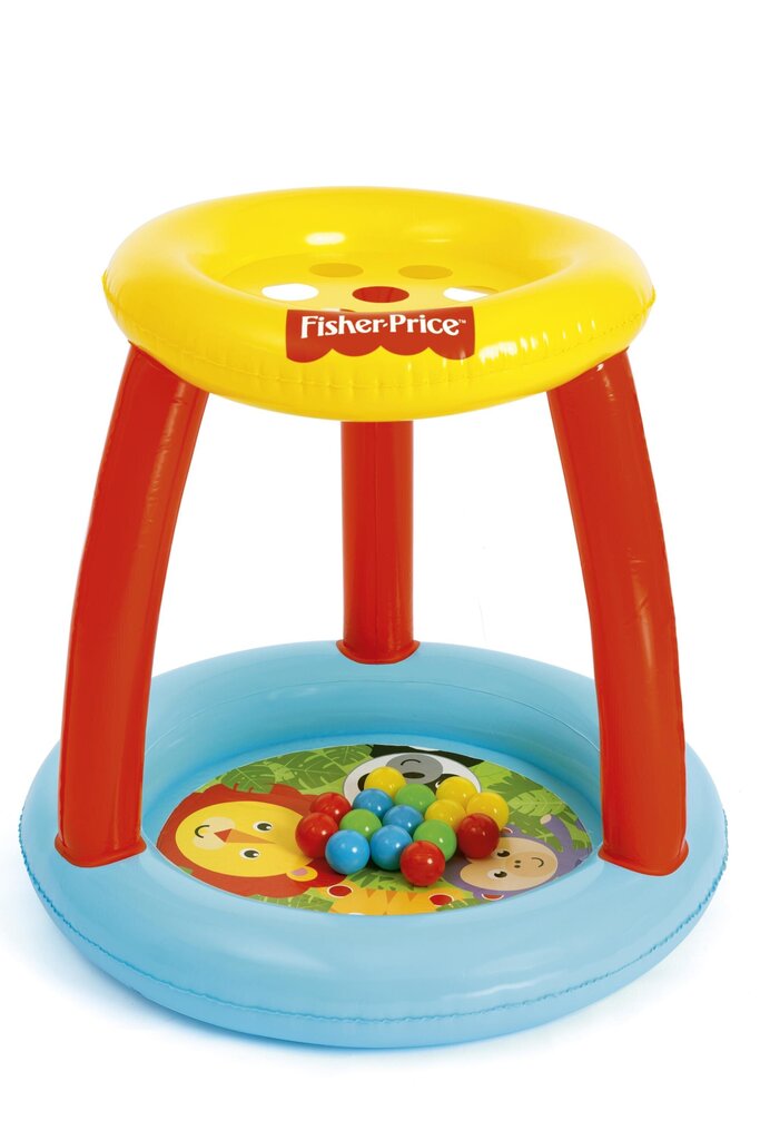 Piepūšama spēle bērniem Bestway Fisher-Price Animal Friends, daudzkrāsaina cena un informācija | Piepūšamās rotaļlietas un pludmales preces | 220.lv