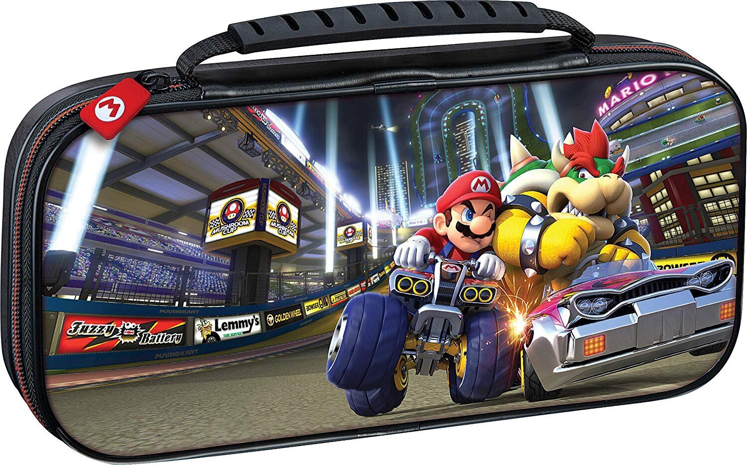 Game Traveler Deluxe Travel Case Mario Bowser cena un informācija | Gaming aksesuāri | 220.lv