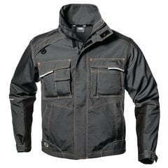 Darba jaka Gemini Grey ar elastīgu aizmugures daļu cena un informācija | Darba apģērbi | 220.lv