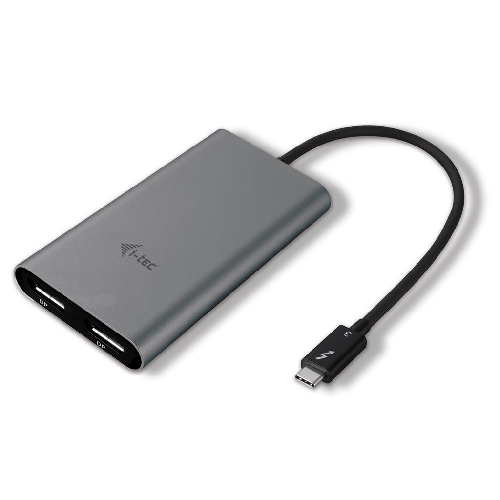 Adapteris iTec TB3DUAL4KDP cena un informācija | Adapteri un USB centrmezgli | 220.lv