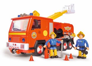 Пожарная машина со светом и звуком Simba Dickie Toys Fireman Sam Jupiter + 2 фигурки цена и информация | Игрушки для мальчиков | 220.lv