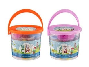 Bucket Glitter Dough 16x16 grs. , 2 ass. цена и информация | Настольные игры, головоломки | 220.lv