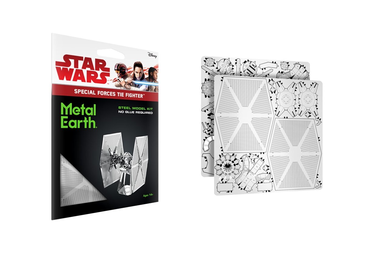 3D puzle Metal Earth Star Wars TIE cīnītājs cena un informācija | Galda spēles | 220.lv