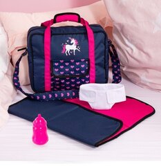 Сумка для кукольных принадлежностей Doll Nursery Bag blue 69254AC/8 цена и информация | Игрушки для девочек | 220.lv