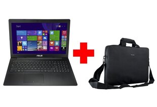 ASUS X553MA BING black (melns) ENG + datorsoma dāvanā cena un informācija | Portatīvie datori | 220.lv