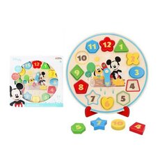 Koka pulkstenis ar formiņām Disney цена и информация | Игрушки для малышей | 220.lv