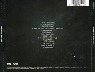 Daft Punk - Discovery, CD, Digital Audio Compact Disc cena un informācija | Vinila plates, CD, DVD | 220.lv