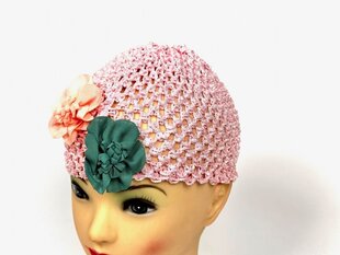 Детская шляпочка, Розовый цена и информация | Шапки, перчатки, шарфы для девочек | 220.lv