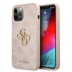 Guess GUHCP12M4GMGPI для iPhone 12/12 Pro, розовый цена и информация | Чехлы для телефонов | 220.lv