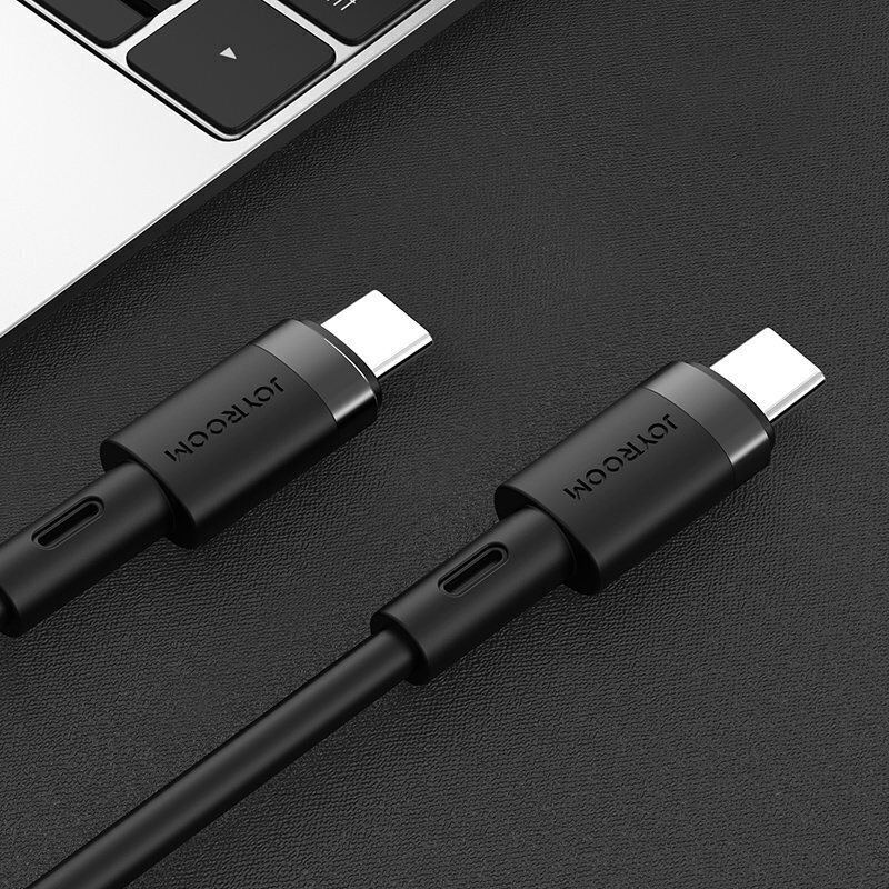 Joyroom JYR047BLK, USB-C - USB-C, 1.2m cena un informācija | Savienotājkabeļi | 220.lv